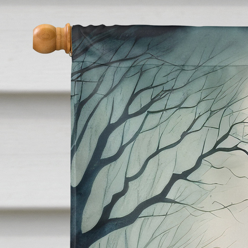 Werewolves Spooky Halloween House Flag