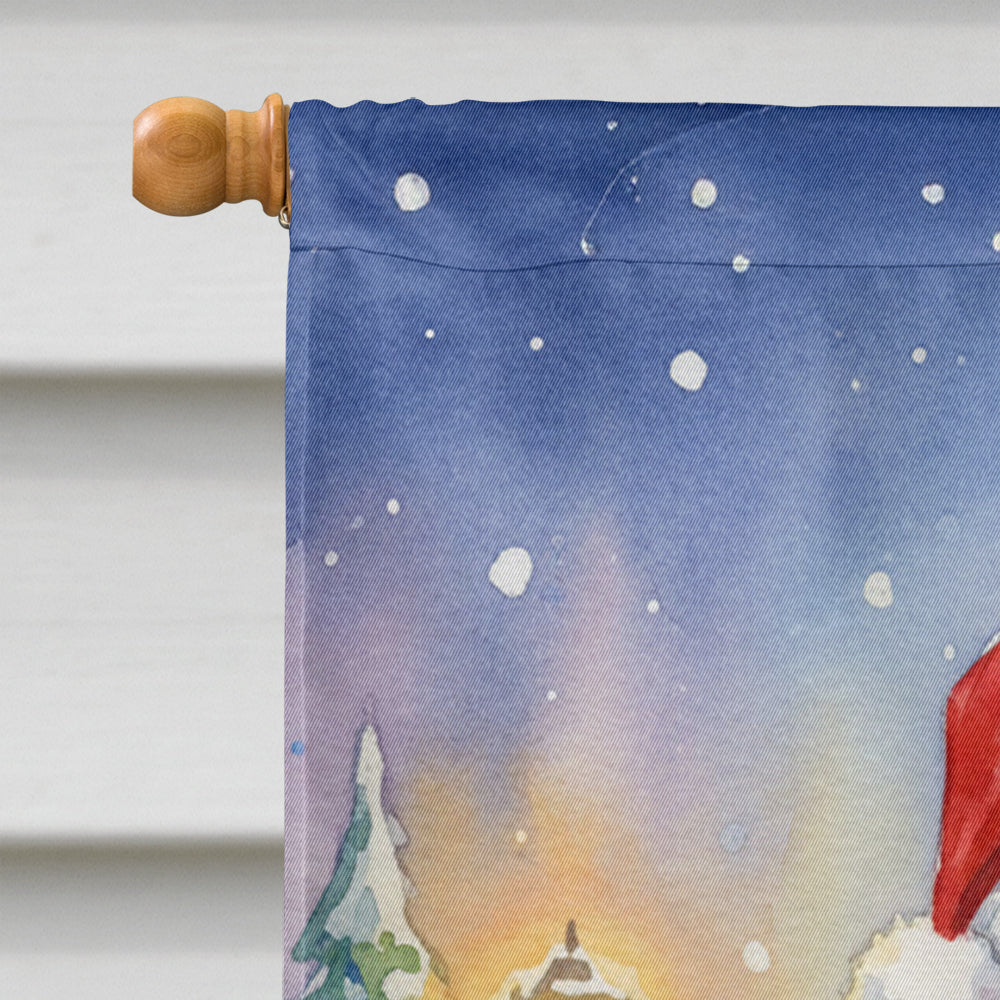 Blue Jay with Santa Claus House Flag