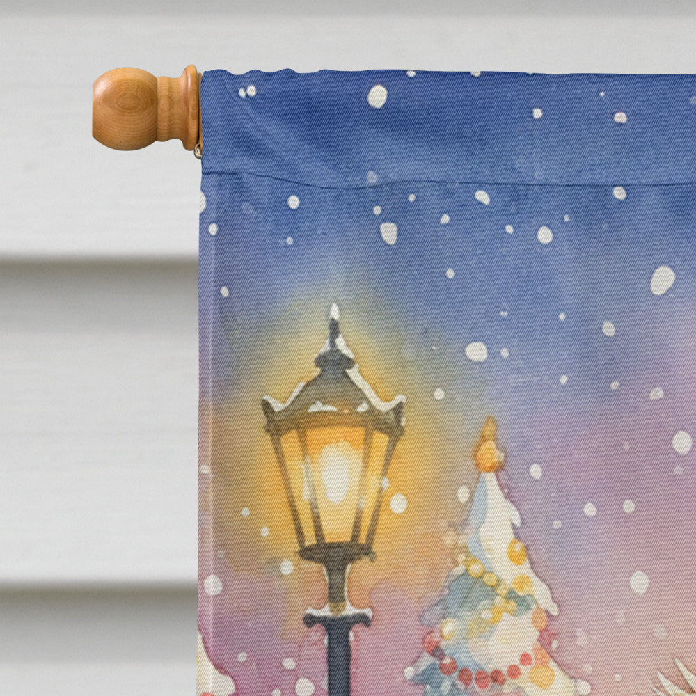 Pelican with Santa Claus House Flag