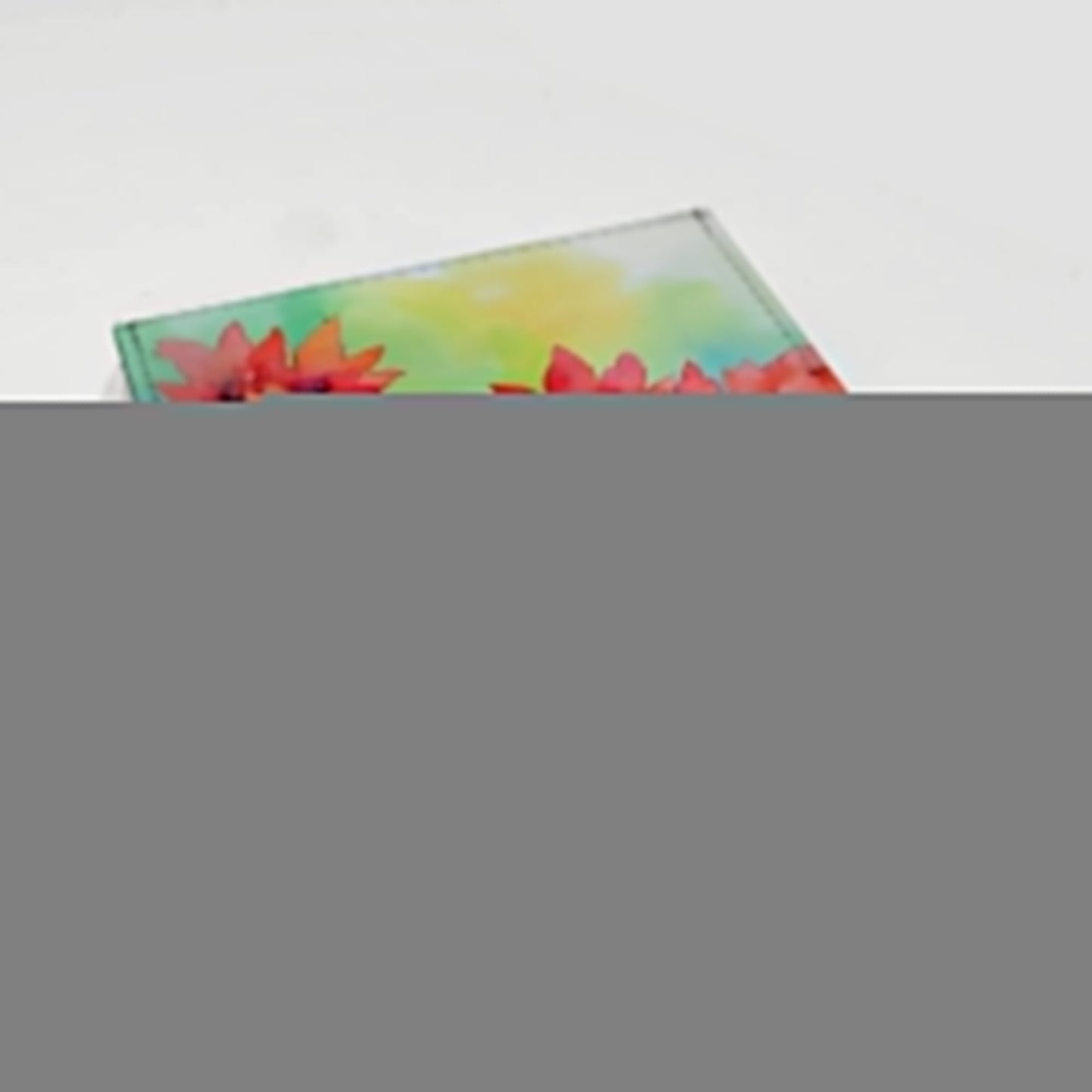 Missouri Hawthorns in Watercolor PU Leather Note Paper Holder