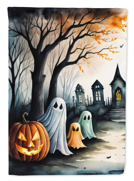 Ghosts Spooky Halloween House Flag