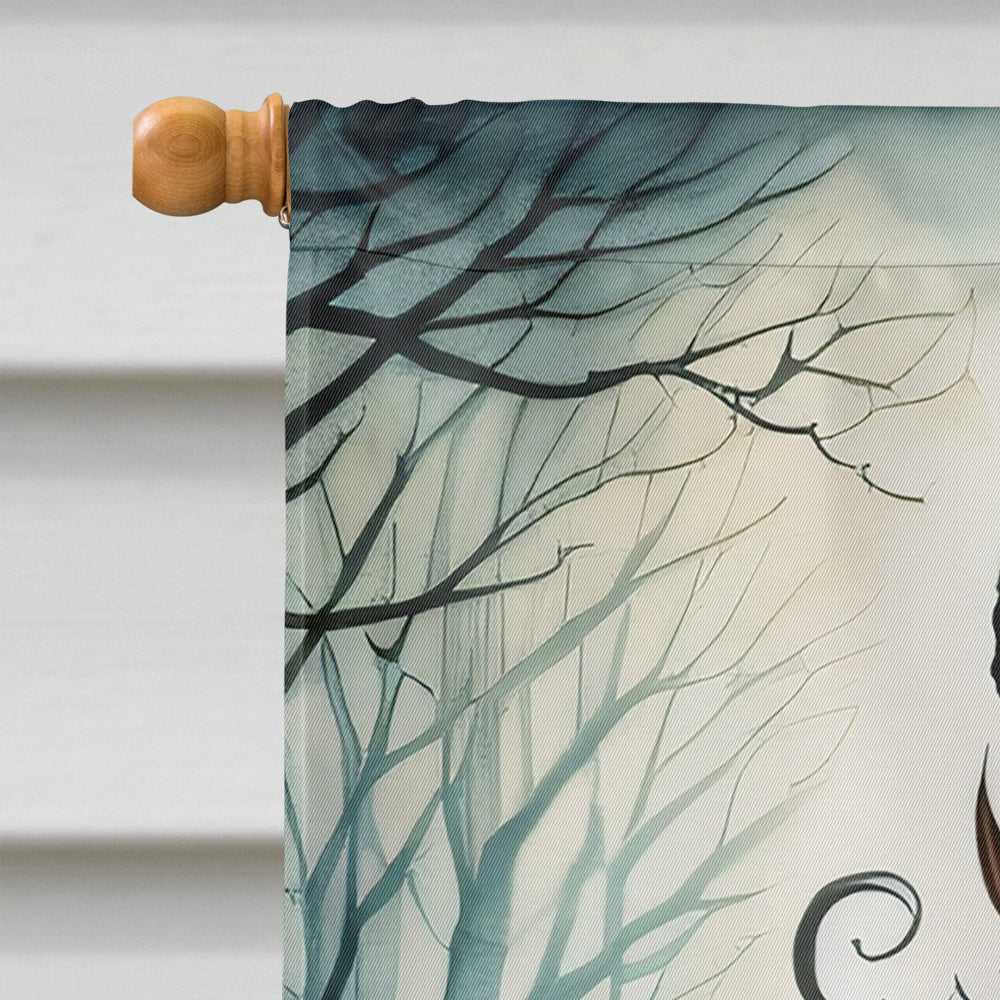 Krampus The Christmas Demon Spooky Halloween House Flag