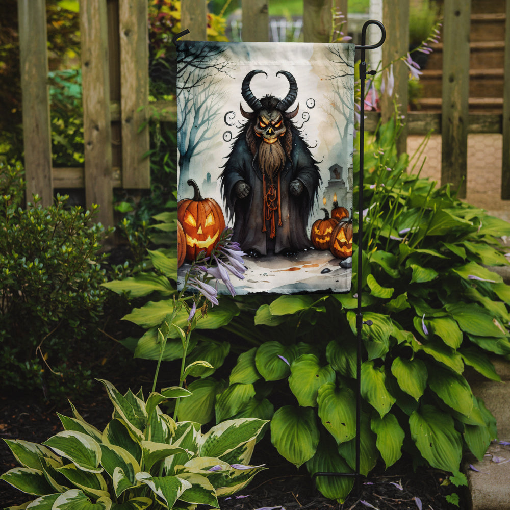 Krampus The  Demon Spooky Halloween Garden Flag – Outdoor Decorative Yard Flag