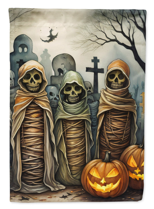Mummies Spooky Halloween Garden Flag – Outdoor Decorative Yard Flag