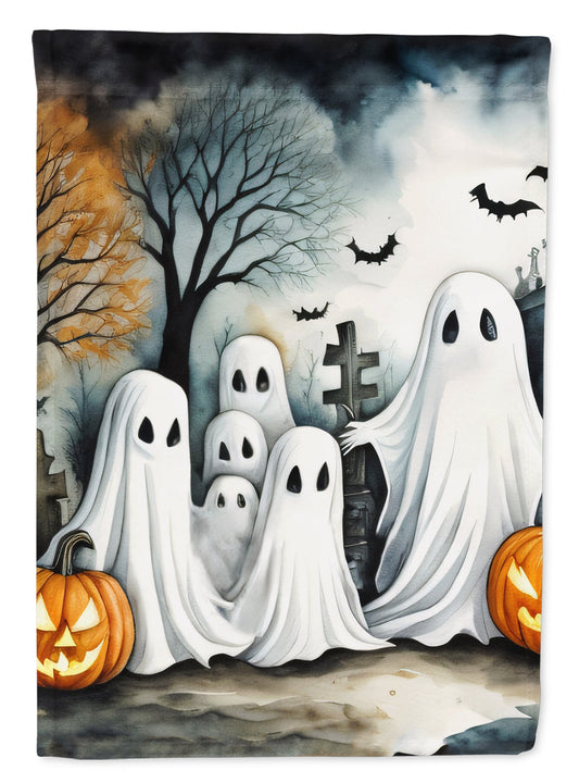 Ghosts Spooky Halloween House Flag