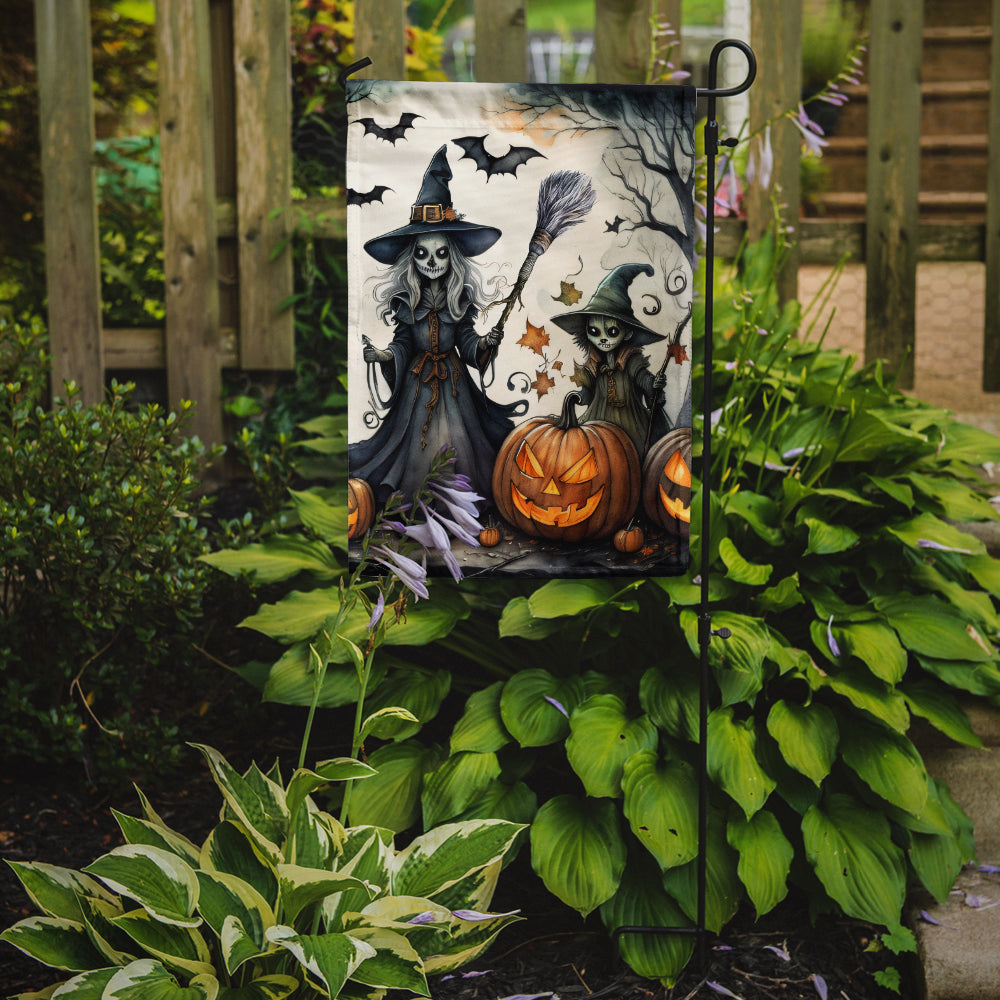 Witches Spooky Halloween Garden Flag – Outdoor Decorative Yard Flag