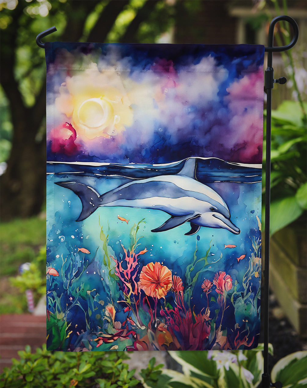 Dolphin Garden Flag – Outdoor Decorative Yard Flag