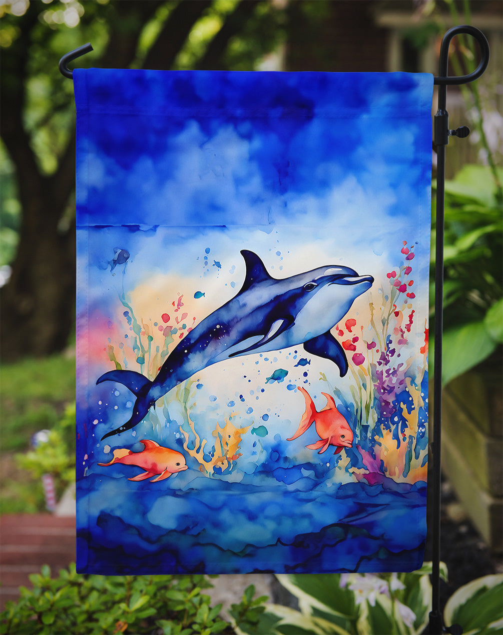 Dolphin Garden Flag – Outdoor Decorative Yard Flag