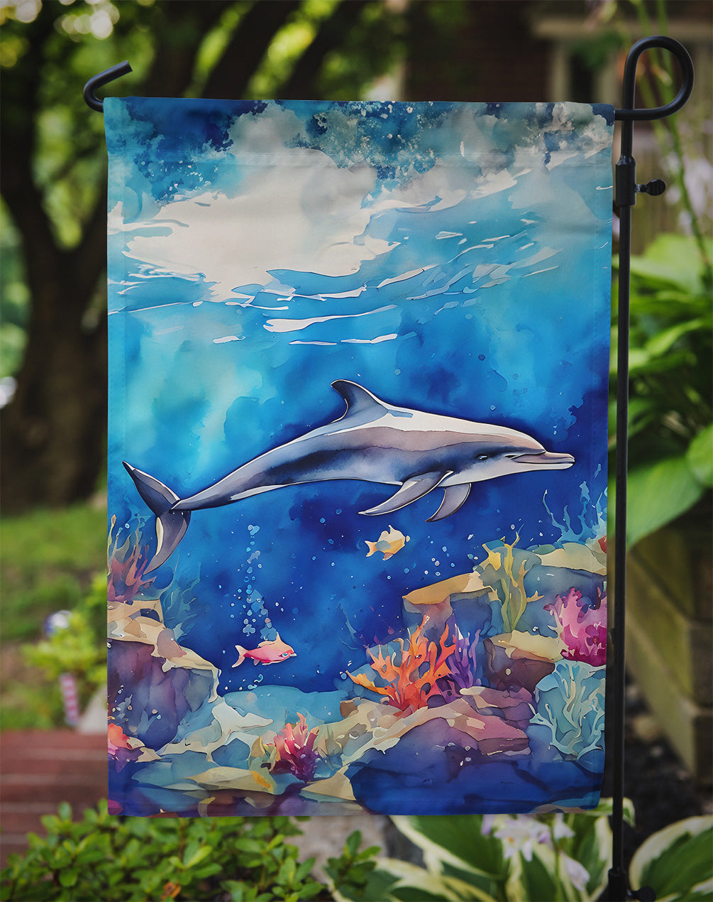 Dolphin Garden Flag – Outdoor Decorative Yard Flag