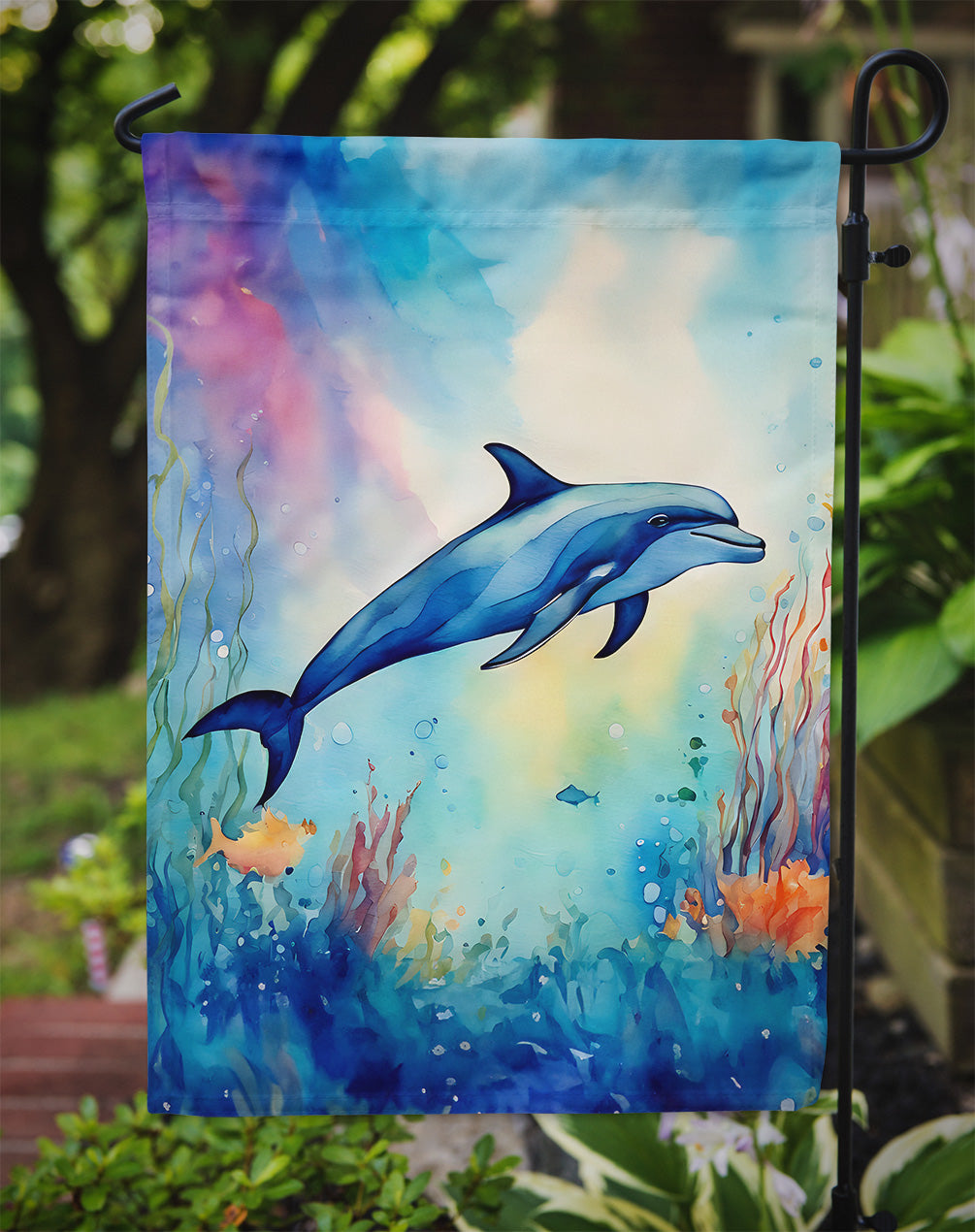 Dolphin Garden Flag – Outdoor Decorative Yard Flag