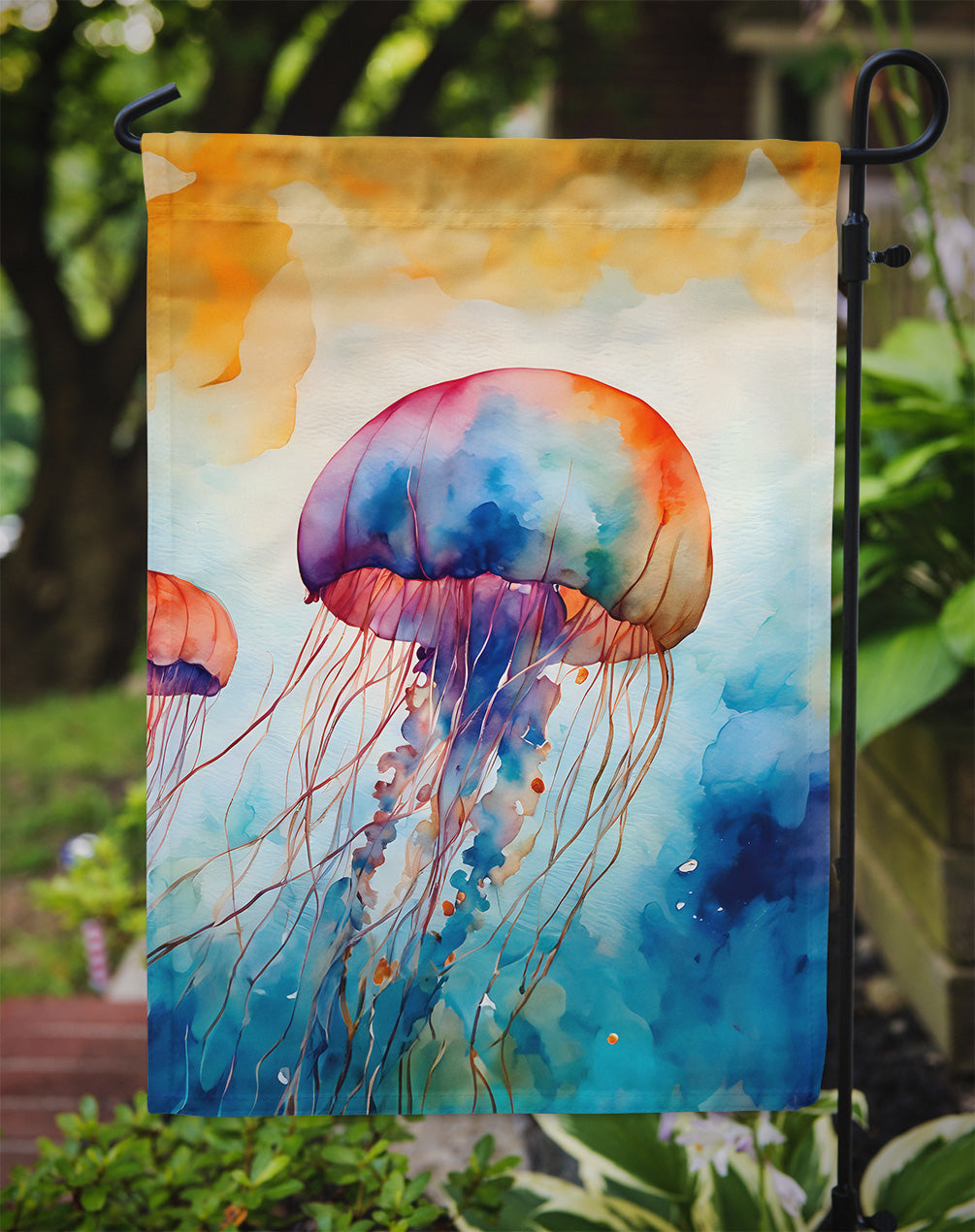 Jellyfish Garden Flag – Outdoor Decorative Yard Flag