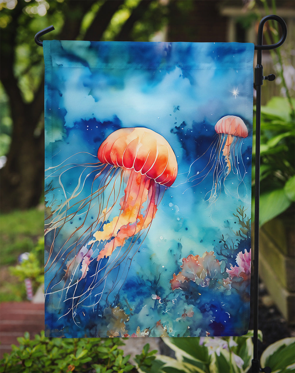 Jellyfish Garden Flag – Outdoor Decorative Yard Flag