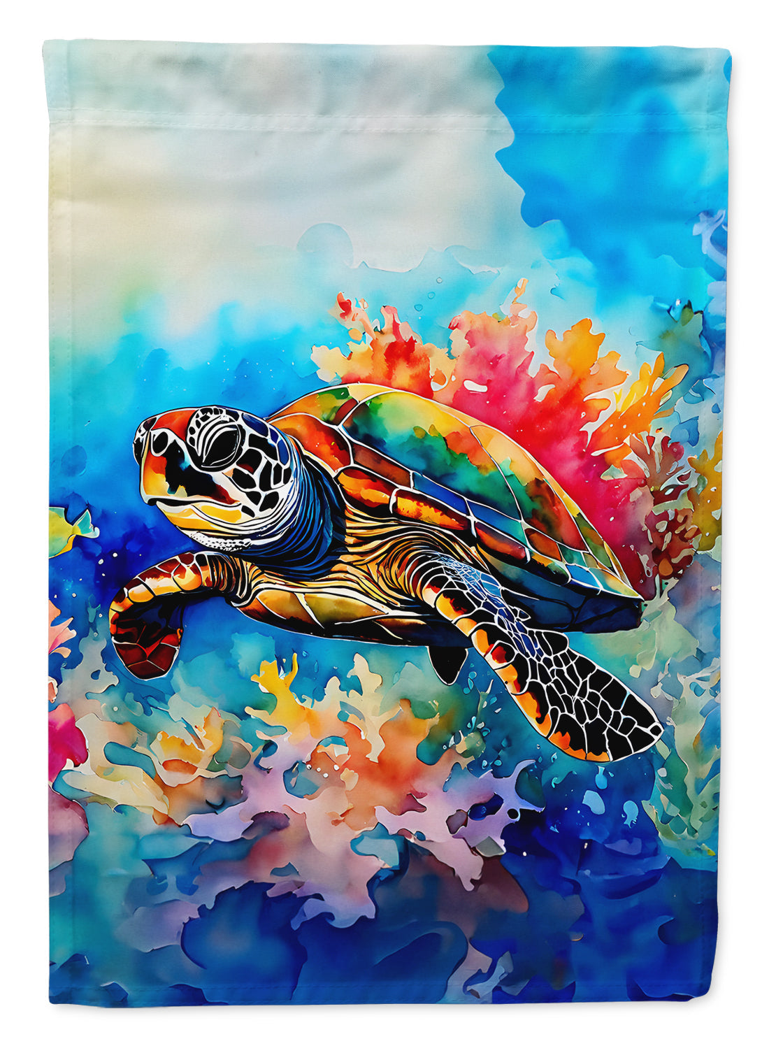 Loggerhead Sea Turtle House Flag