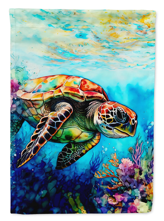 Loggerhead Sea Turtle House Flag
