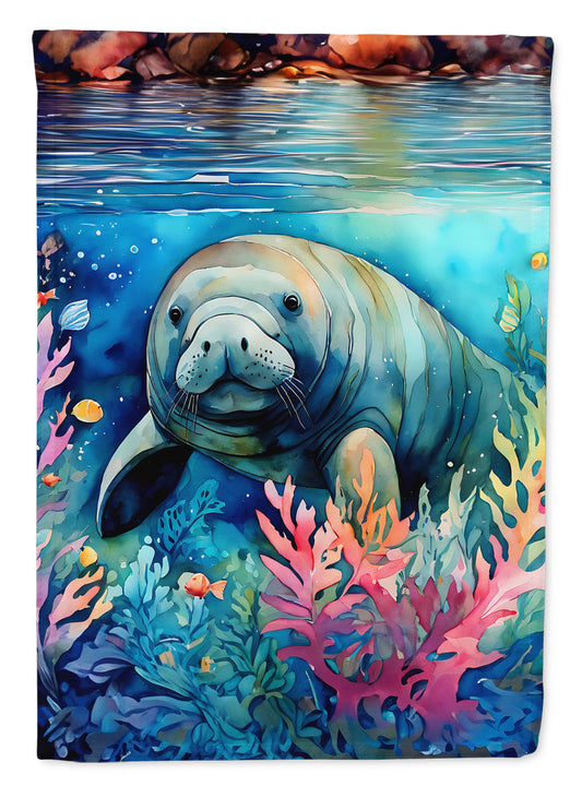 Manatee Garden Flag – Outdoor Decorative Yard Flag