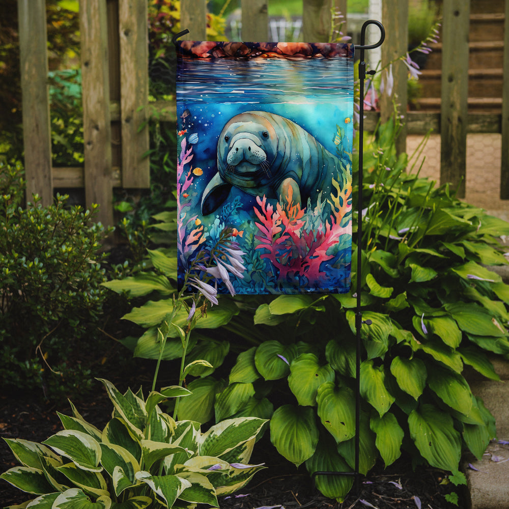 Manatee Garden Flag – Outdoor Decorative Yard Flag