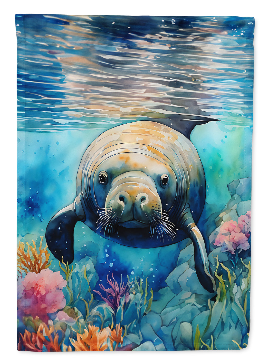 Manatee Garden Flag – Outdoor Decorative Yard Flag