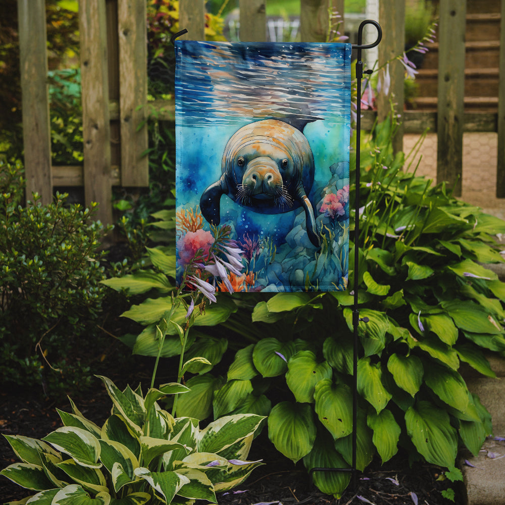 Manatee Garden Flag – Outdoor Decorative Yard Flag