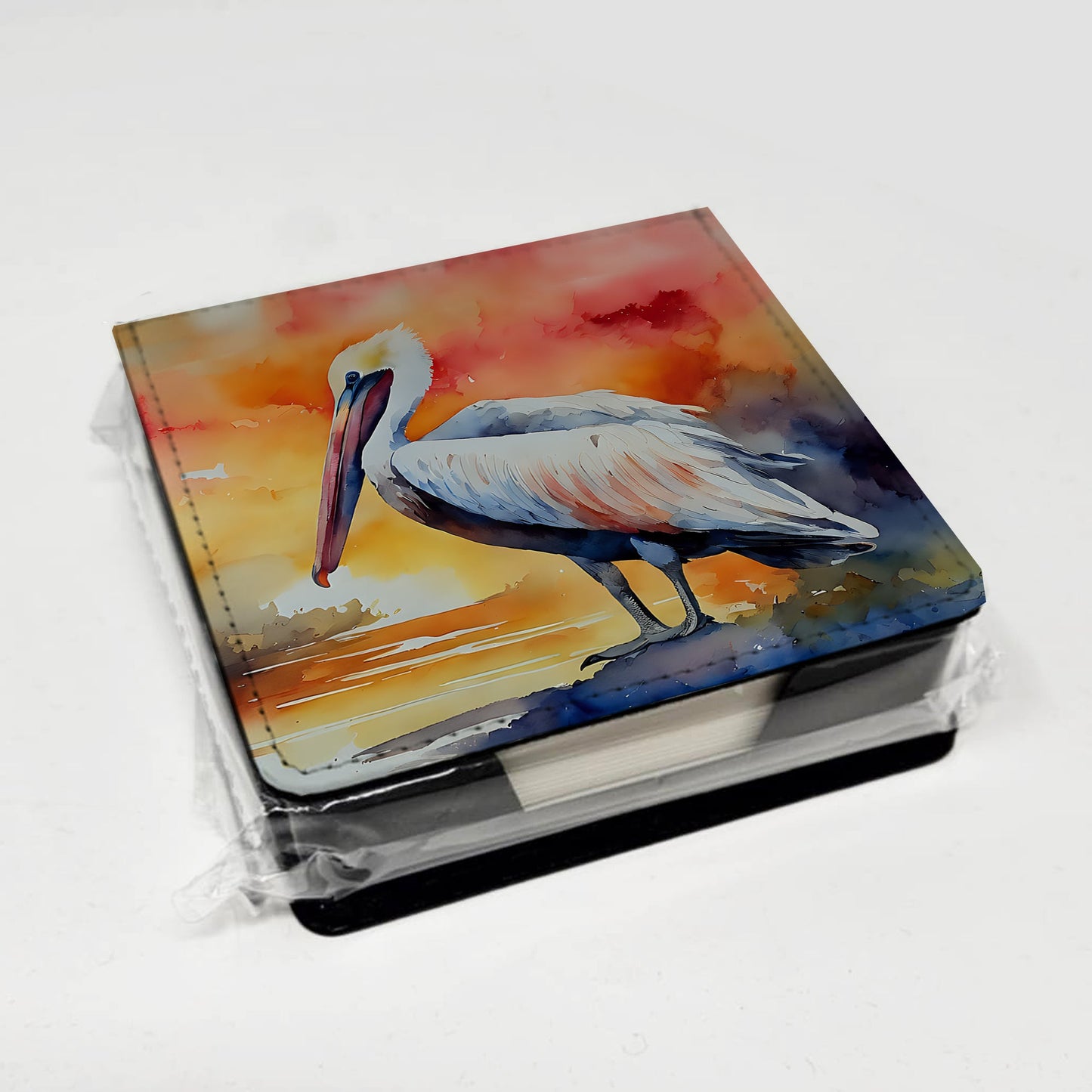 Pelican PU Leather Note Paper Holder
