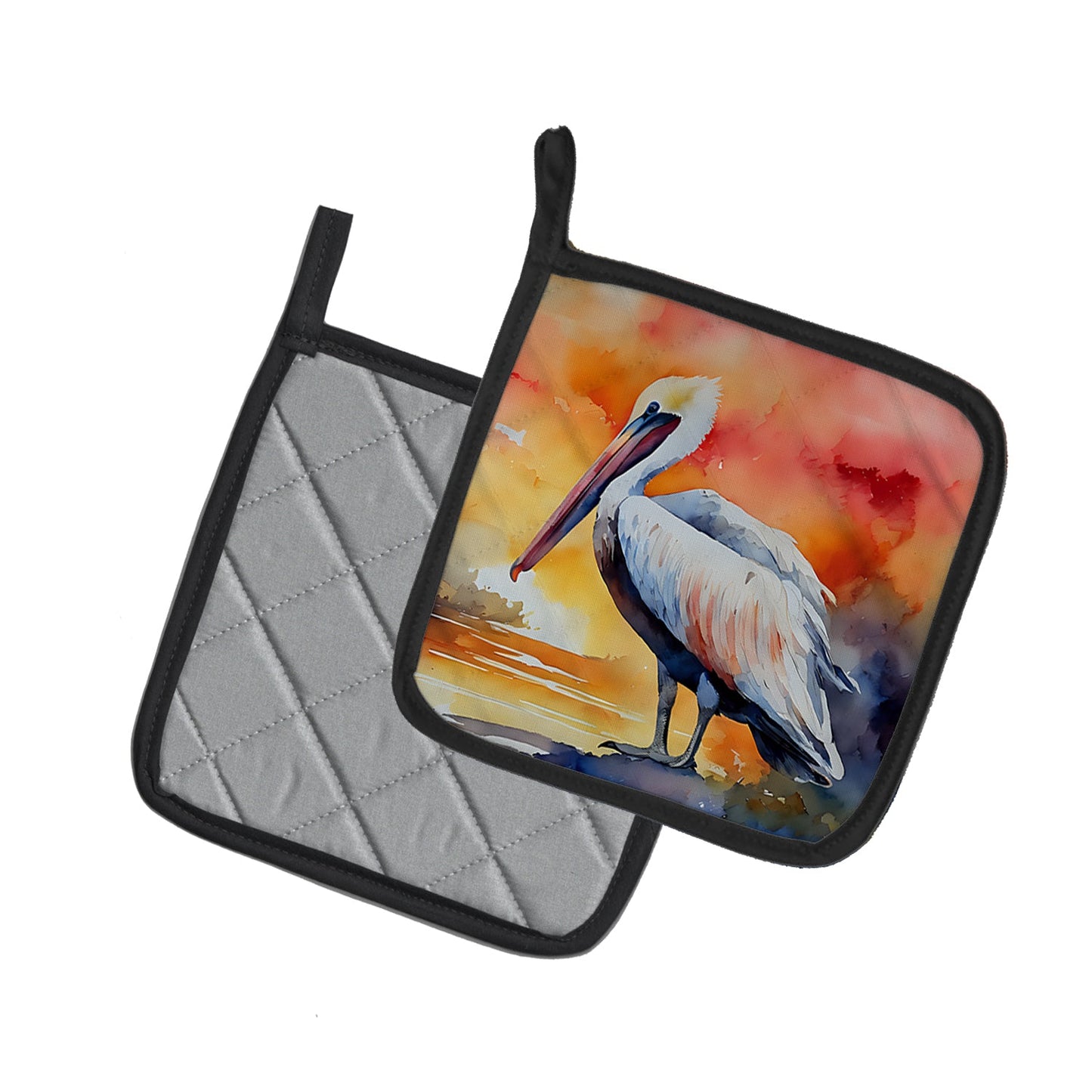 Pelican Pot Holders - Set of 2 Decorative Kitchen Helpers | Made in the USA