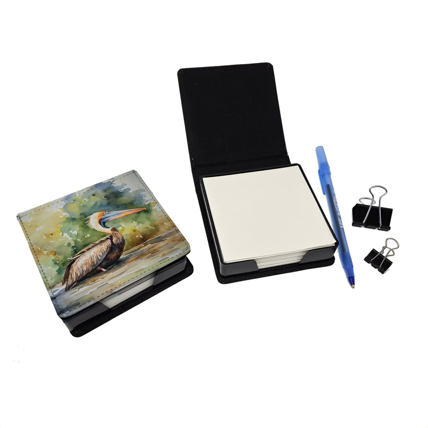 Pelican PU Leather Note Paper Holder