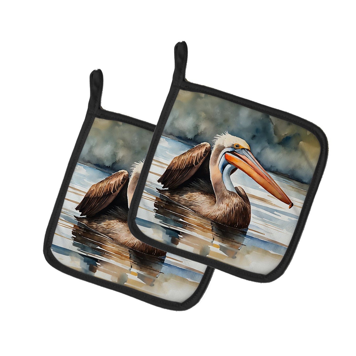 Pelican Pot Holders - Set of 2 Decorative Kitchen Helpers | Made in the USA
