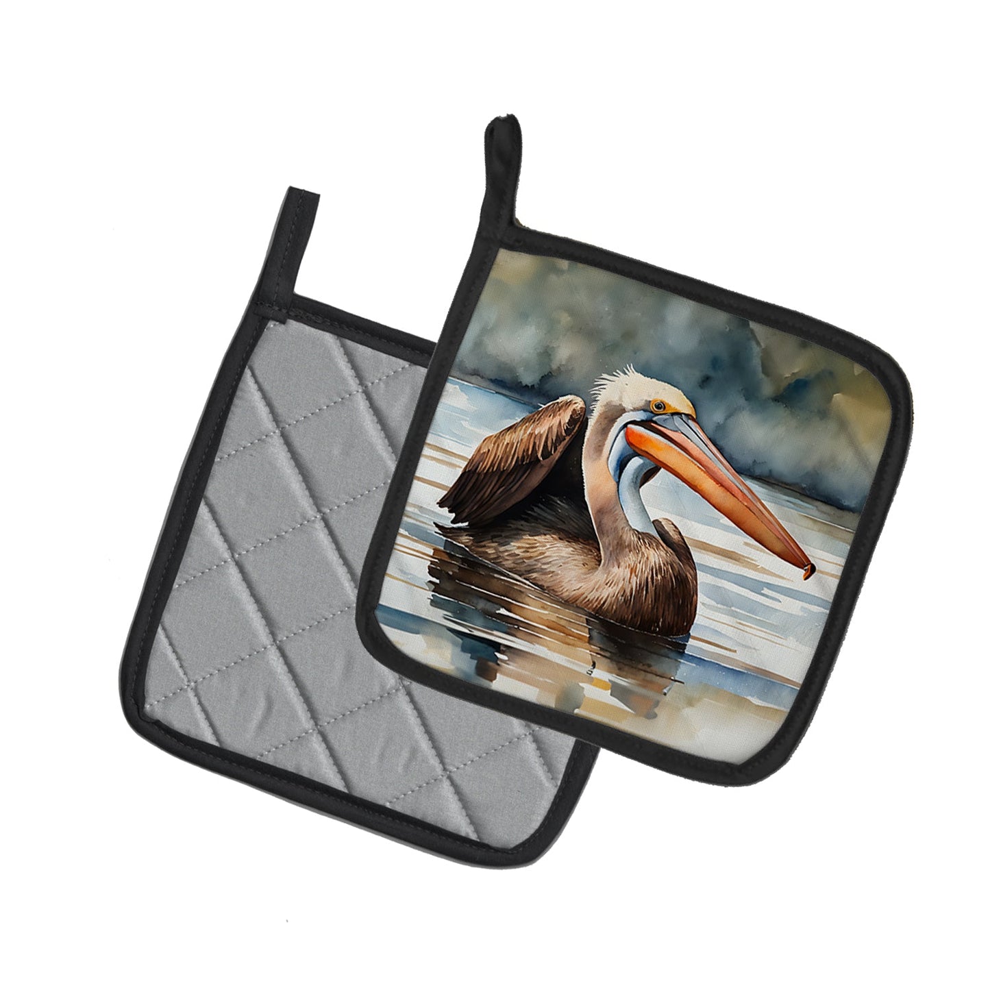 Pelican Pot Holders - Set of 2 Decorative Kitchen Helpers | Made in the USA