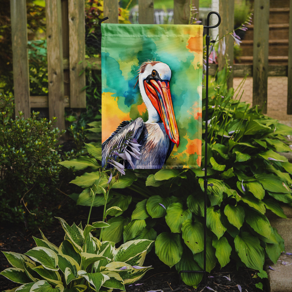 Pelican Garden Flag - Hippie Aniimals - Animal-Themed Yard Decor