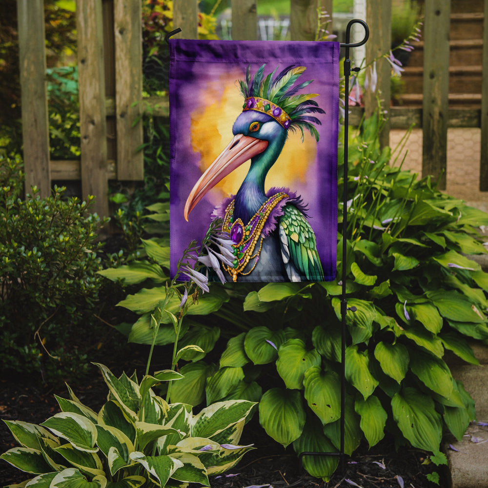 Pelican Mardi Gras Garden Flag – Decorative Garden Flag by Caroline's Treasures