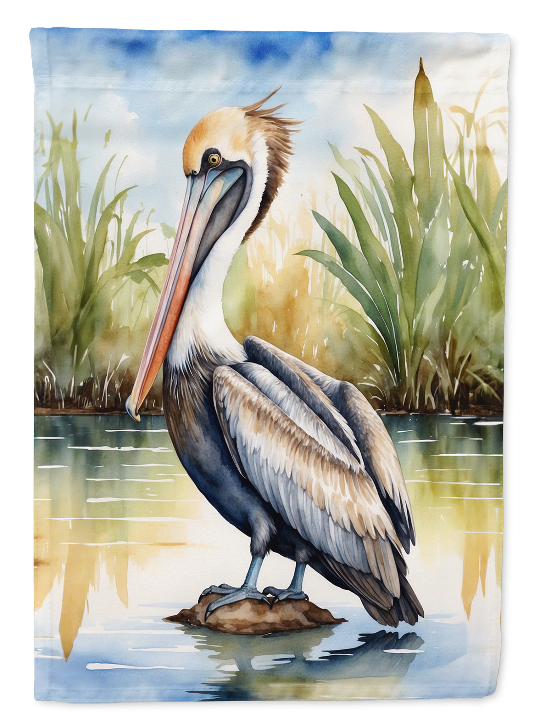Louisiana Brown Pelican House Flag