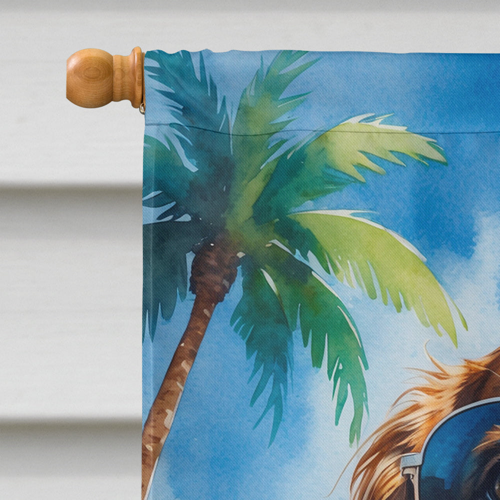 Brittany Summer Beach Time House Flag