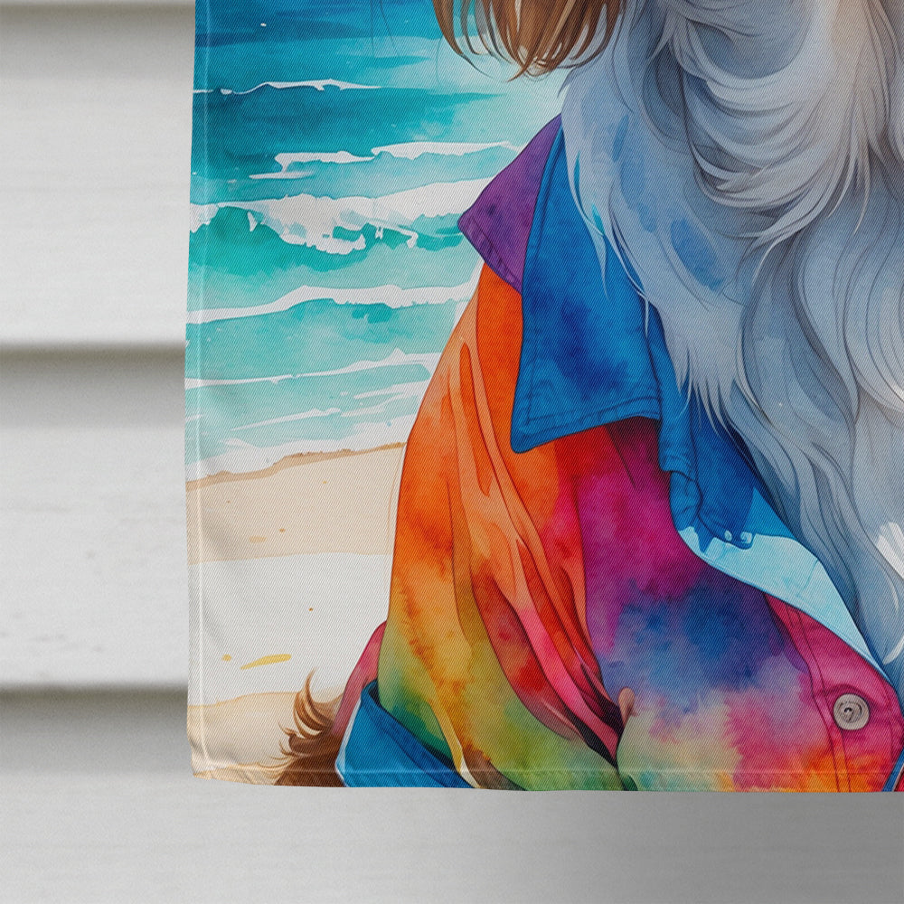 Brittany Summer Beach Time House Flag