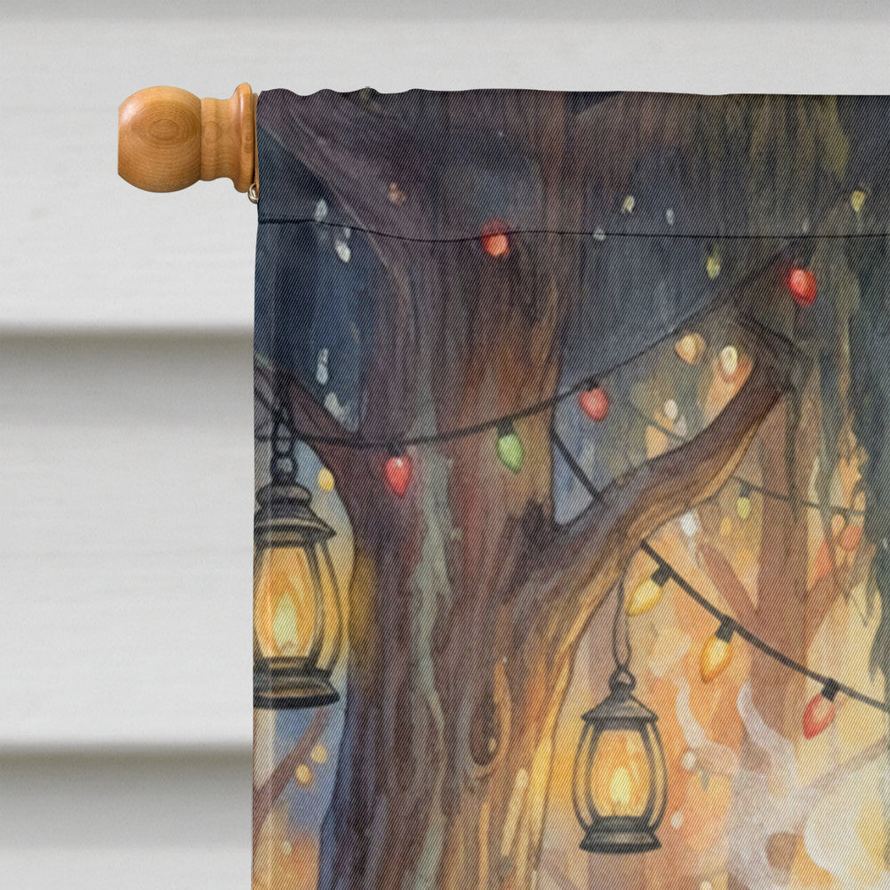 Cajun Santa Claus Crawfish Boil Christmas House Flag