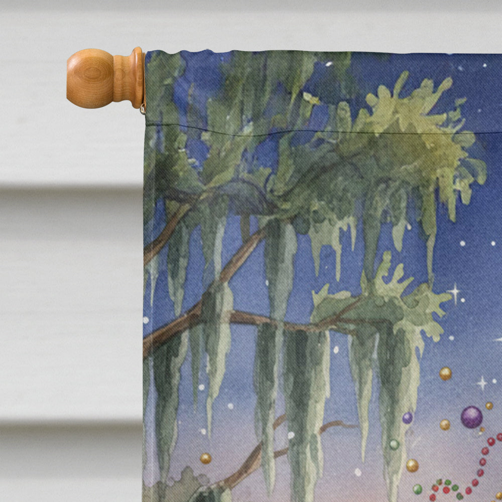 Cajun Santa Claus in the Bayou Christmas Parade Christmas House Flag