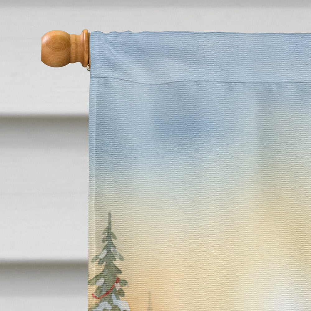 Fishing Santa Claus with Crappie Christmas House Flag