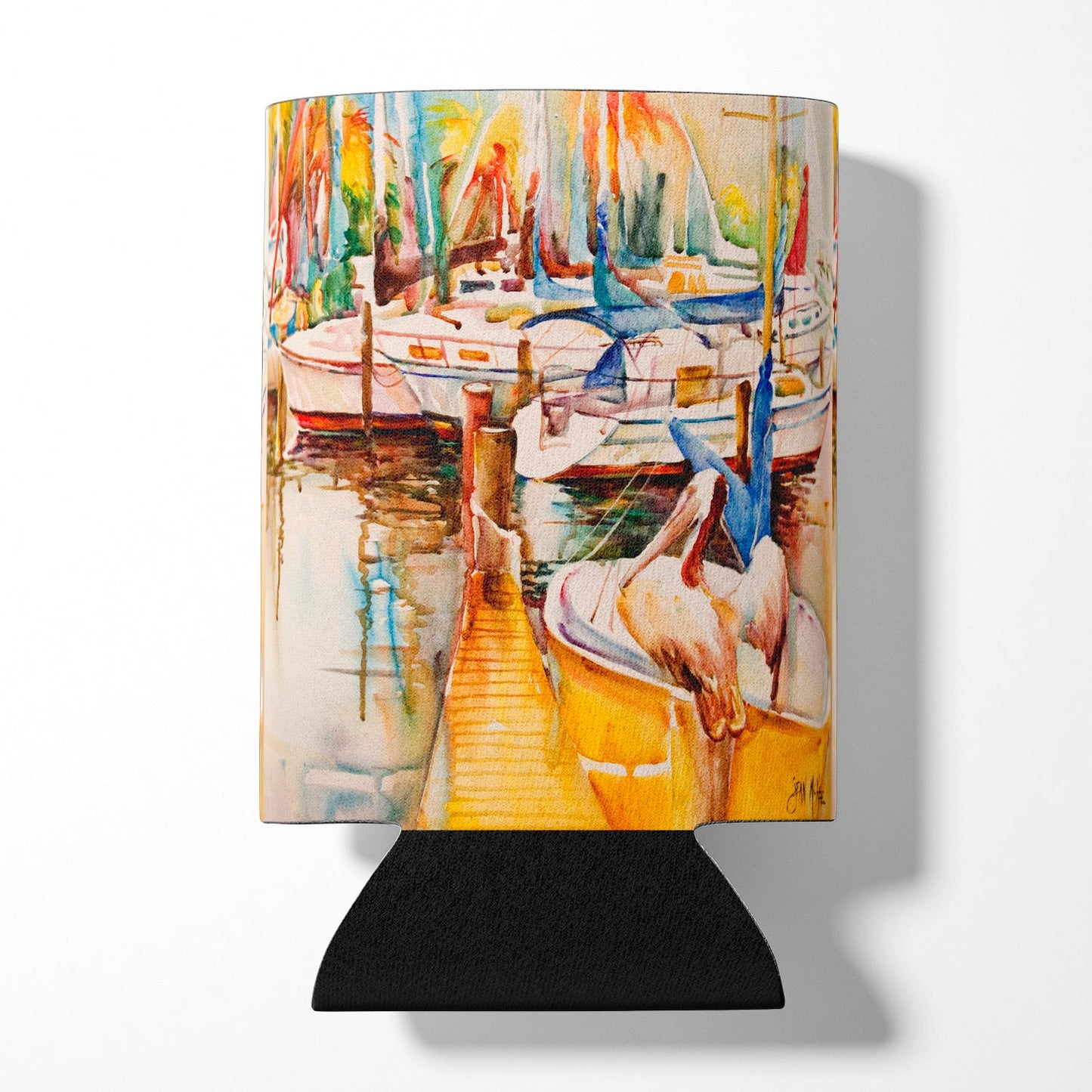 Pelicans and Sailboats Can or Bottle Hugger JMK1238CC