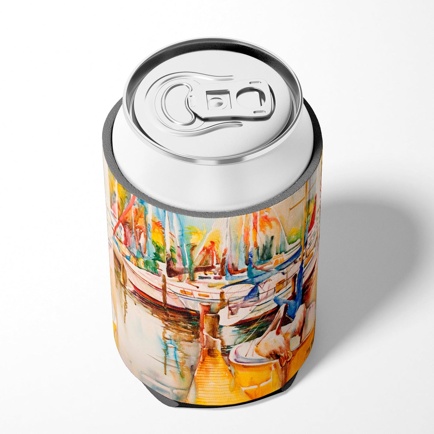 Pelicans and Sailboats Can or Bottle Hugger JMK1238CC