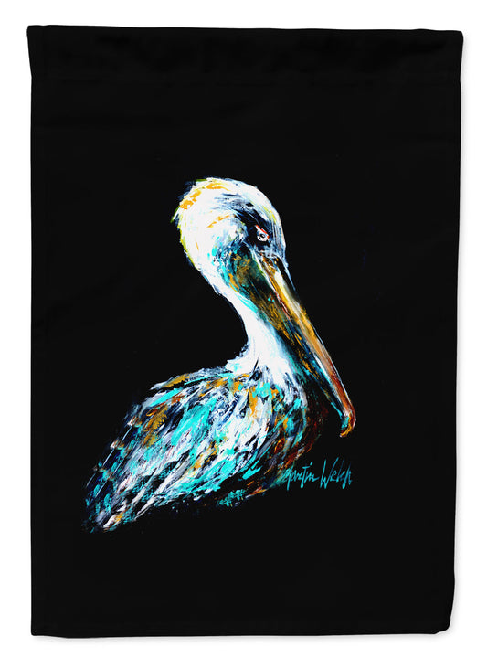 Dressed in Black Pelican Garden Flag - Outdoor Decorative Yard Flag MW1195GF